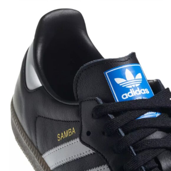 Adidas Women's Samba OG Core Black/Cloud White/Gum - Picture 5 of 6